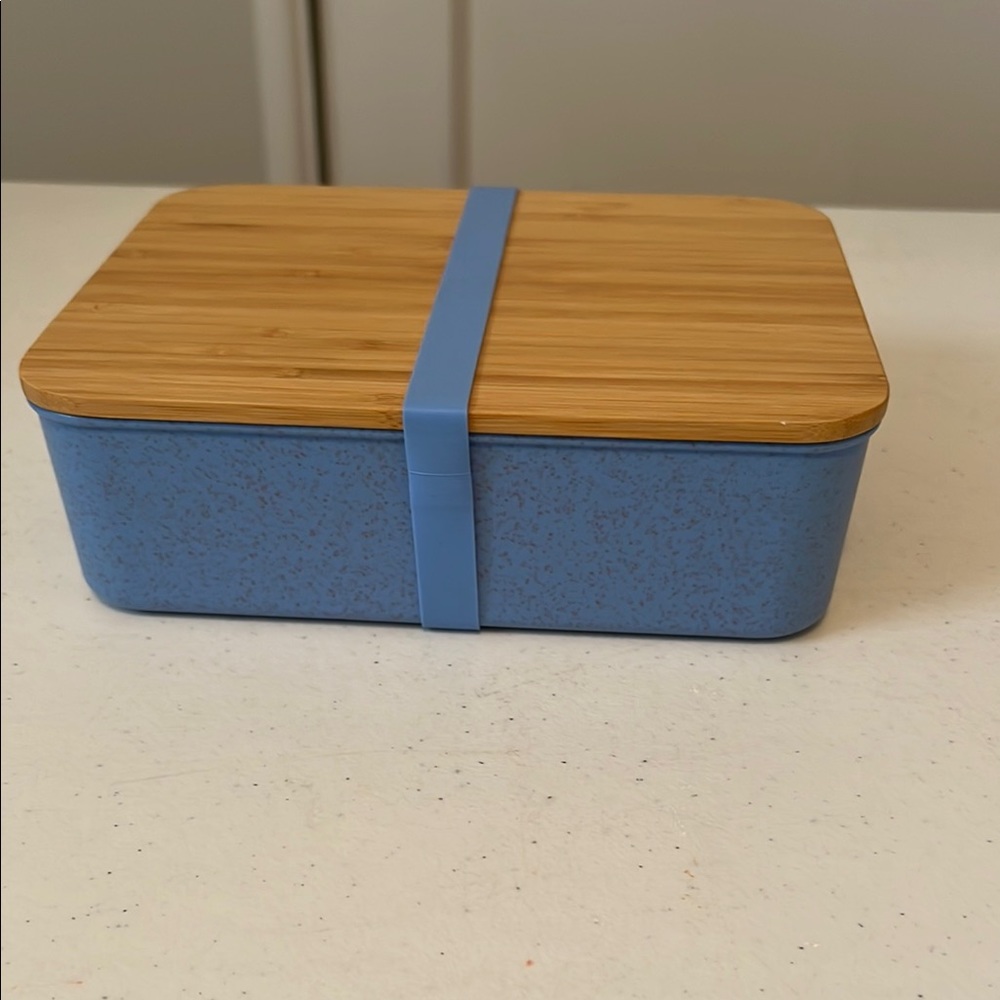 Opalhouse Blue and Bamboo Lunch Box